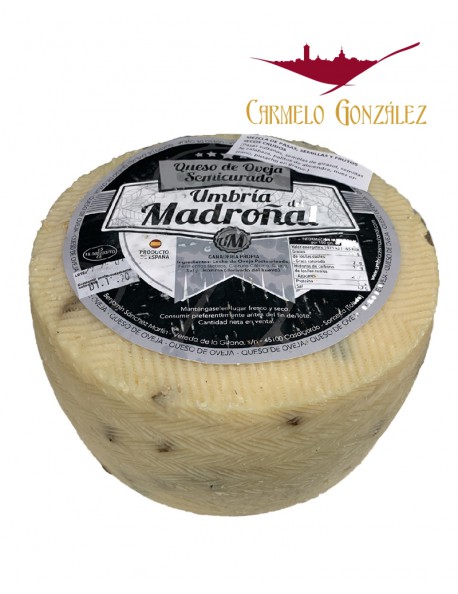 Queso de Oveja semicurado con frutos secos