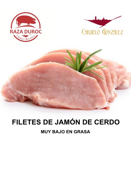 COMPRAR ON LINE filetes de jamon cerdo duroc BAJO EN GRASA AL MEJOR PRECIO CON SERVICIO A DOMICILIO