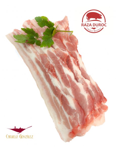 COMPRAR PANCETA FRESCA de cerdo DUROC MUY FRESCA PARA BARBACOAS CARNICERIA SERVICIO A DOMICILIO