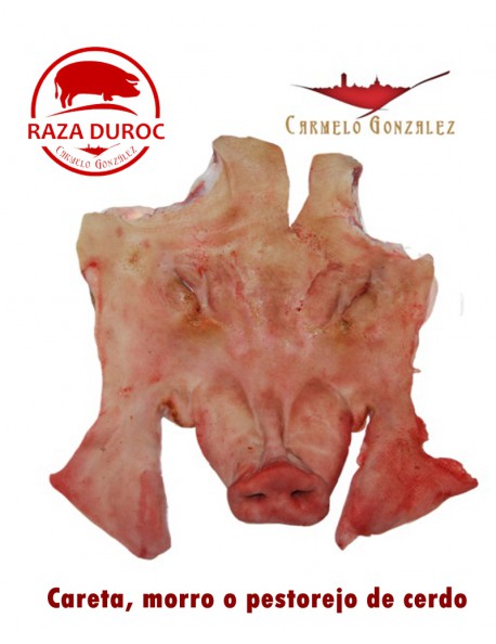Careta, Morro o Pestorejo Extremeño de cerdo fresco