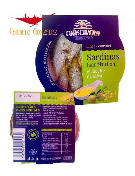 SARDINAS EN ACEITE DE OLIVA