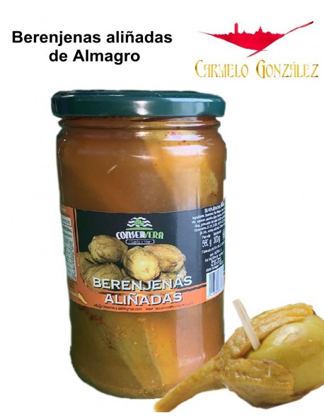 Berenjenas aliñadas de Almagro