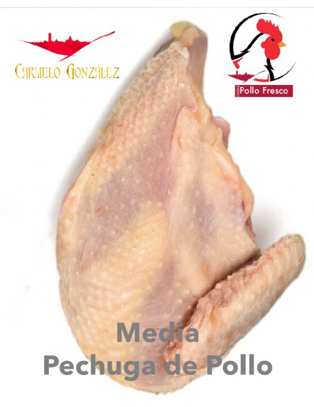 comprar media pechuga para caldo de pollo fresco entero on line 