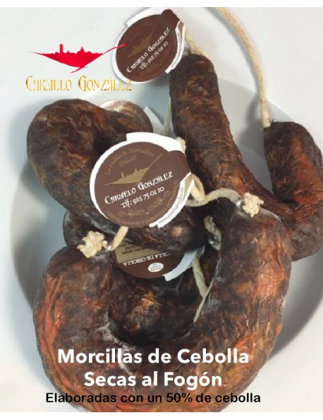 Morcillas de Cebolla Secas al Fogón