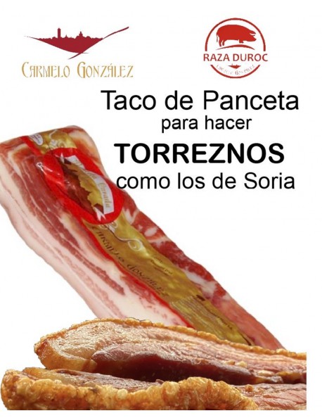Panceta Curada en Tacos Cómo hacer torreznos al más puro estilo de Soria con panceta curada y salada elaborada por Carmelo Gonza