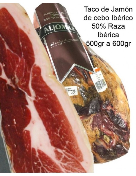 TACO DE JAMÓN DE CEBO IBÉRICO 50% RAZA IBÉRICA al Vacío