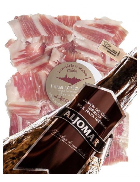 Plato de Lonchas Finas de Jamón Ibérico de cebo 50% raza ibérica