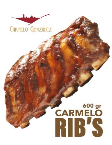 COSTILLAR RIBS CON SALSA AMERICANA BBQ BARBACOA