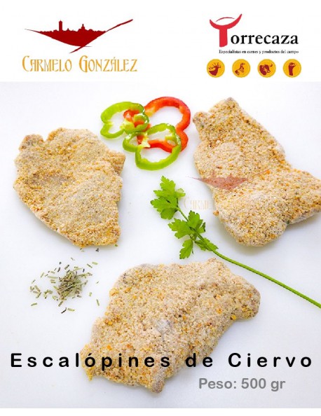 Escalopines, Filetes de Ciervo empanados