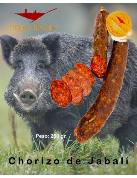 comprar chorizo de JABALÍ