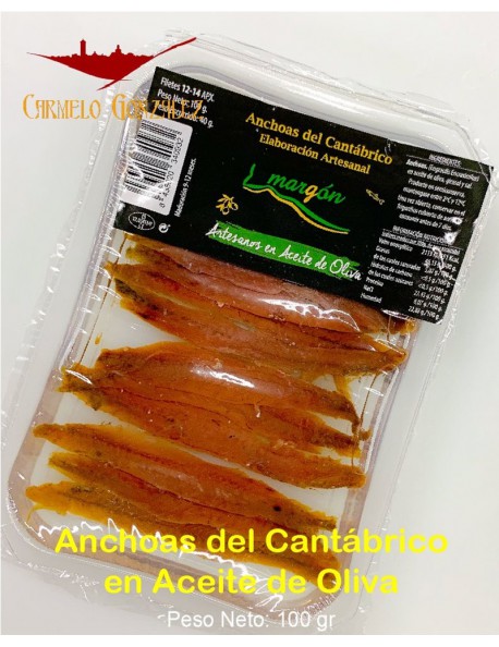 BARQUETA DE Anchoas en Aceite de Oliva CANTÁBRICO