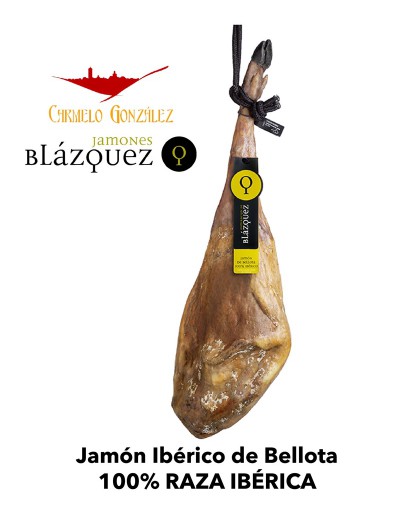 COMPRAR JAMÓN DE BELLOTA 100% RAZA IBÉRICA BLAZQUEZ