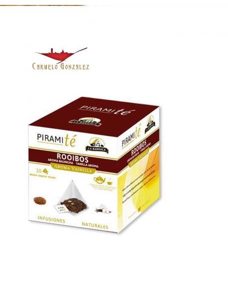  PiramiTé Rooibos Aroma Vainilla LA BARRACA Sabor y aroma natural 