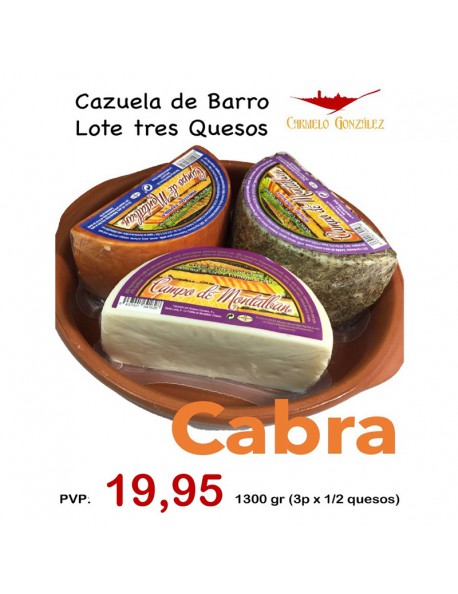 Comprar lote para regalo de queso de cabra tierno con sabor a tomillo pimenton romero y natural 