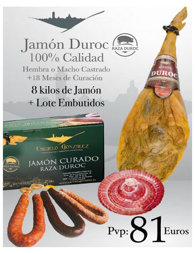 Jamón Curado Duroc Gran Reserva Carmelo González 3