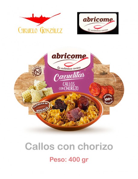 Comprar Callos ternera con chorizo Abricome, platos precocinados