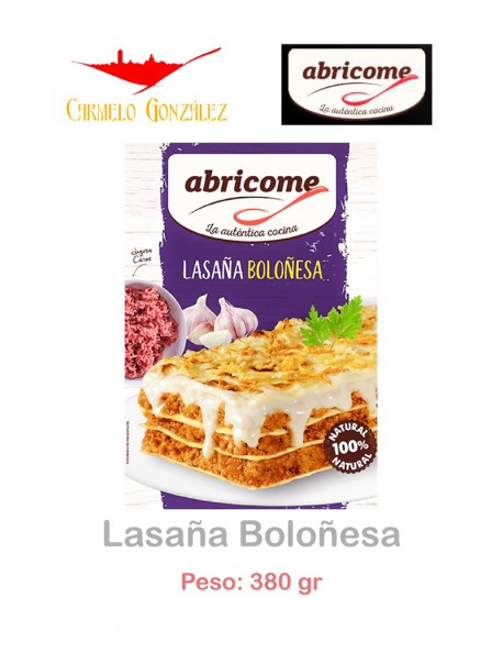 Comprar lasaña boloñesa Abricome