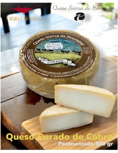 Comprar Queso Curado de Cabra Sierra de Hontanar