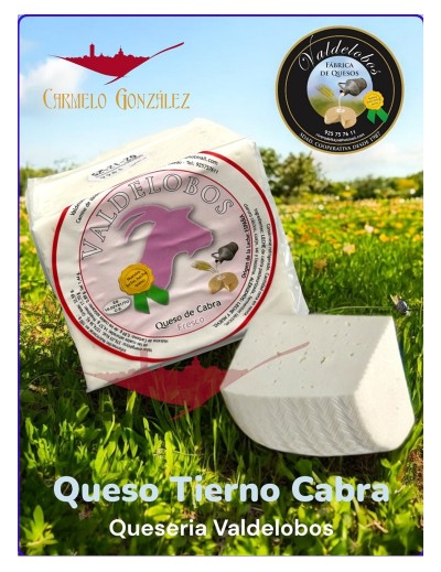 Comprar Cuña de Queso Tierno de Cabra "Valdelobos"