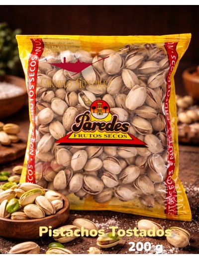 Pistacho Tostado Paredes 200 g