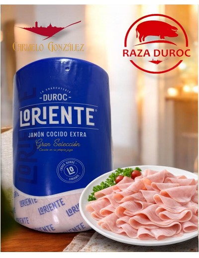 Jamón de York cocido Extra Duroc Loriente +6.5k