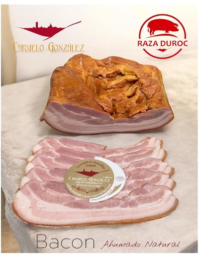 COMPRAR BACON AHUMADO NATURAL DUROC SIN TERNILLAS BURGUER GOURMET