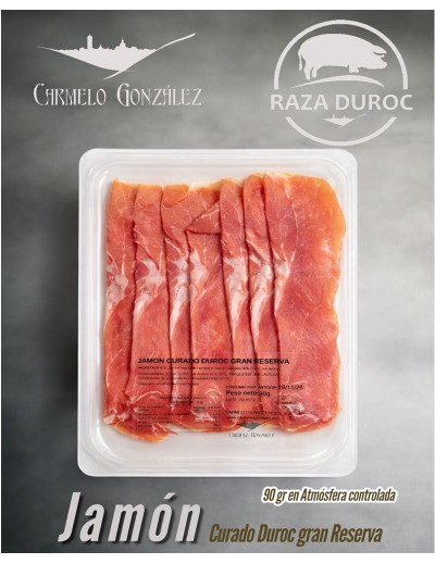 Blister Jamón Curado Duroc Lonchas Atmosfera 80 gr