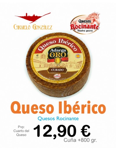 Octavo de Queso Ibérico curado Adarga de Oro