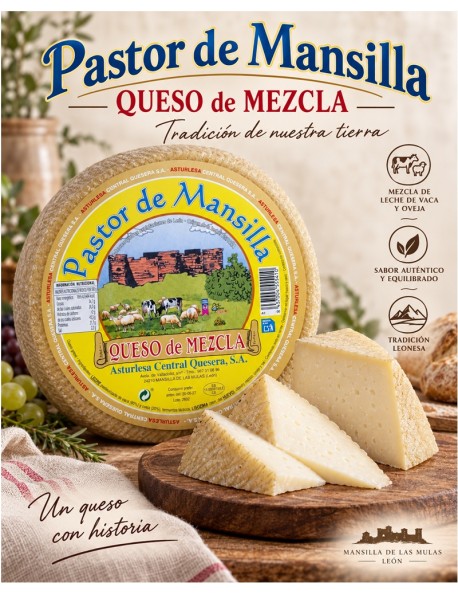 Queso de Mezcla Pastor de Mansilla de León
