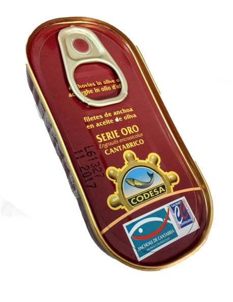 Comprar Filete de Anchoas en Aceite de Oliva de Codesa Serie Oro