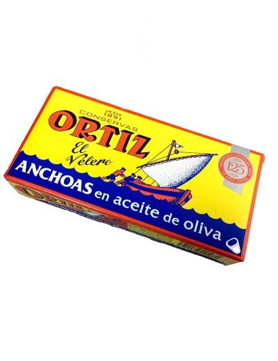 Filete de Anchoas en Aceite de Oliva de Ortiz