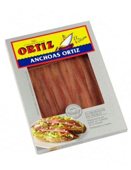 Filete de Anchoas en Aceite de Oliva de Ortiz